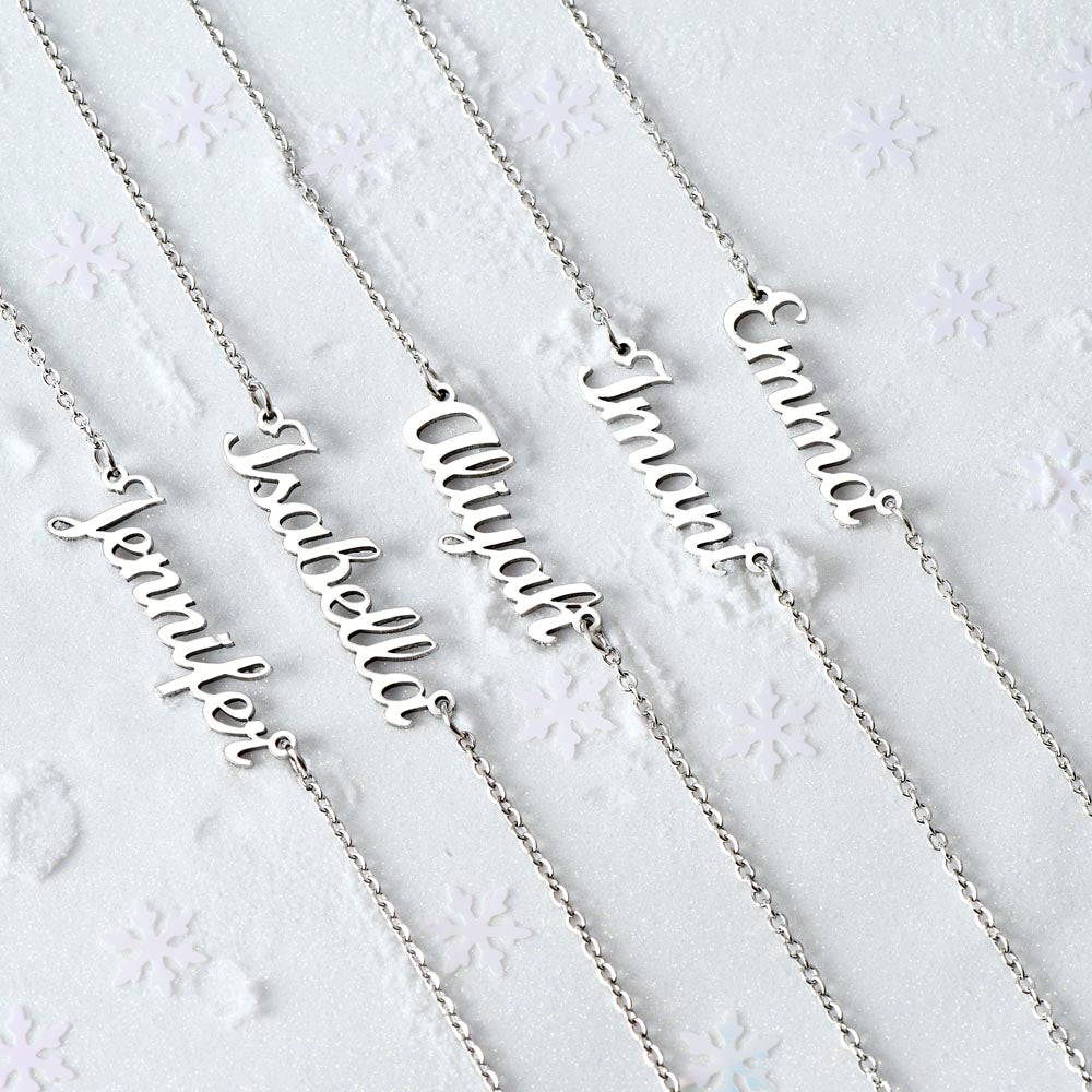 A personalized necklace for your loved one!!