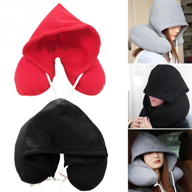 CozyGuard RestCloud™- Hooded Neck Pillow