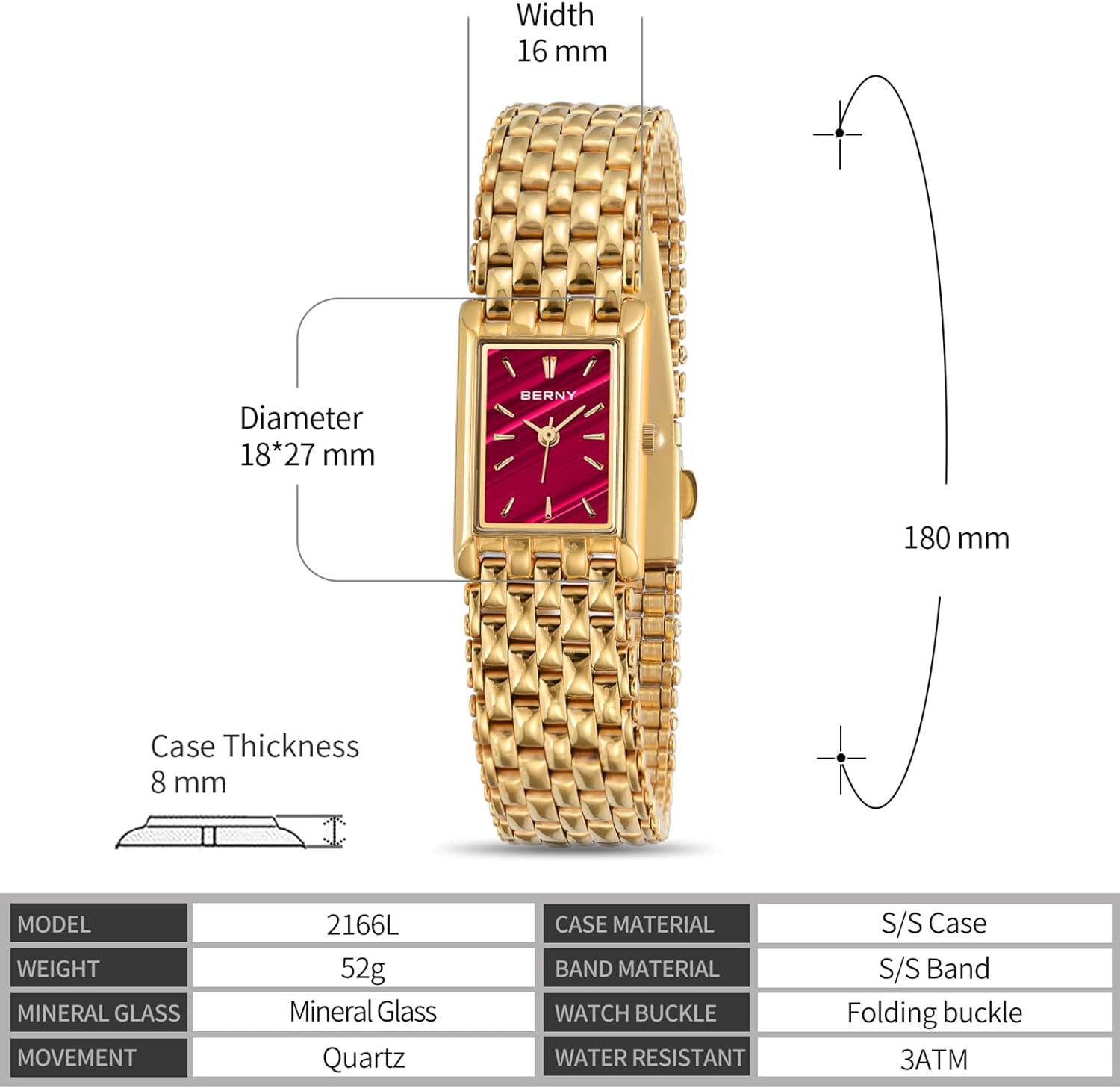 Gold Watches for Women Updated Ladies Quartz Wrist Watches Stainless Steel Band Womens Small Gold Watch Luxury Casual Fashion Bracelet Tools Included