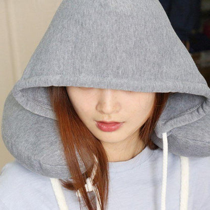 CozyGuard RestCloud™- Hooded Neck Pillow