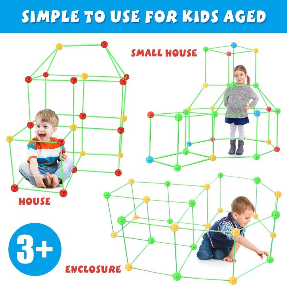 Adventure Builder Kit: 3D Forts, Castles, and Tunnels – The Ultimate Children's Construction Playset