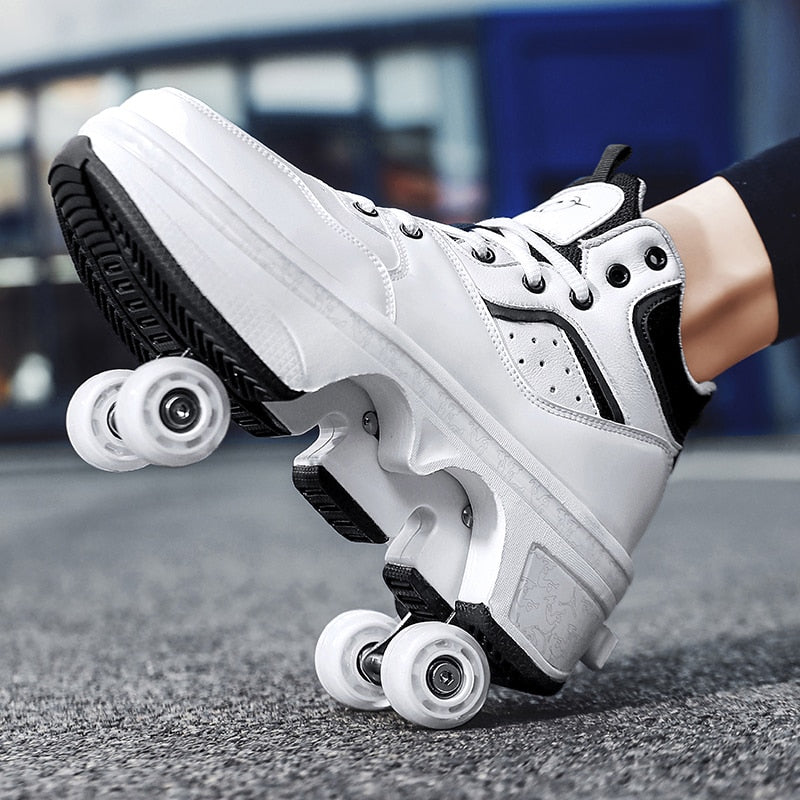 GliderKicks - 2 In 1 Deformation Roller Skate Shoe