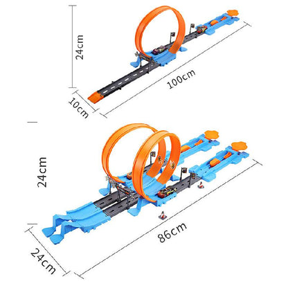 SpeedTrack - Loop Stunt Double Car Wheels Track Set