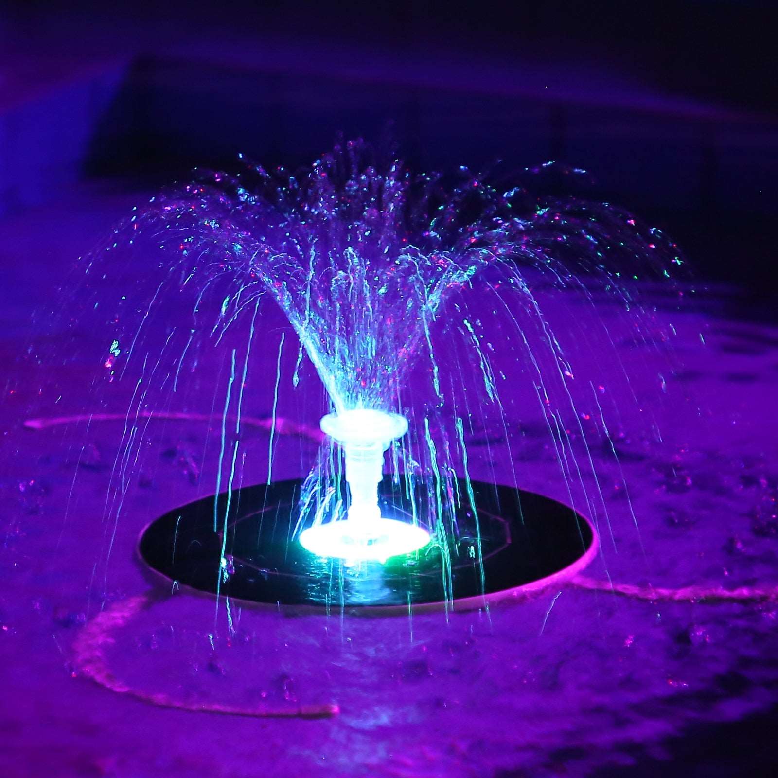 AviGlow - RGB Solar Bird Bath Fountain