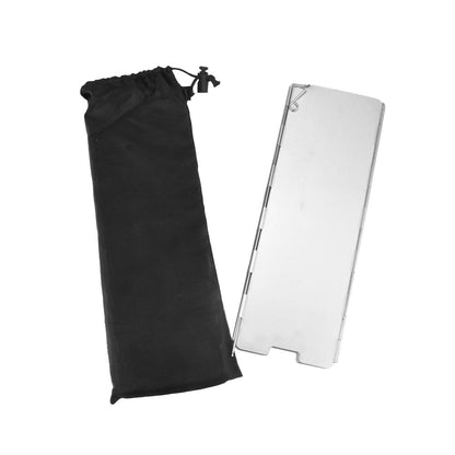 FOLDABLE OUTDOOR GAS STOVE WIND SHIELD