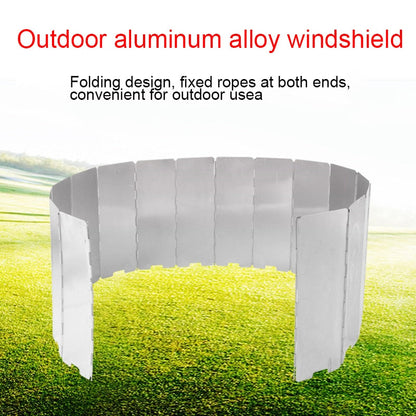 FOLDABLE OUTDOOR GAS STOVE WIND SHIELD