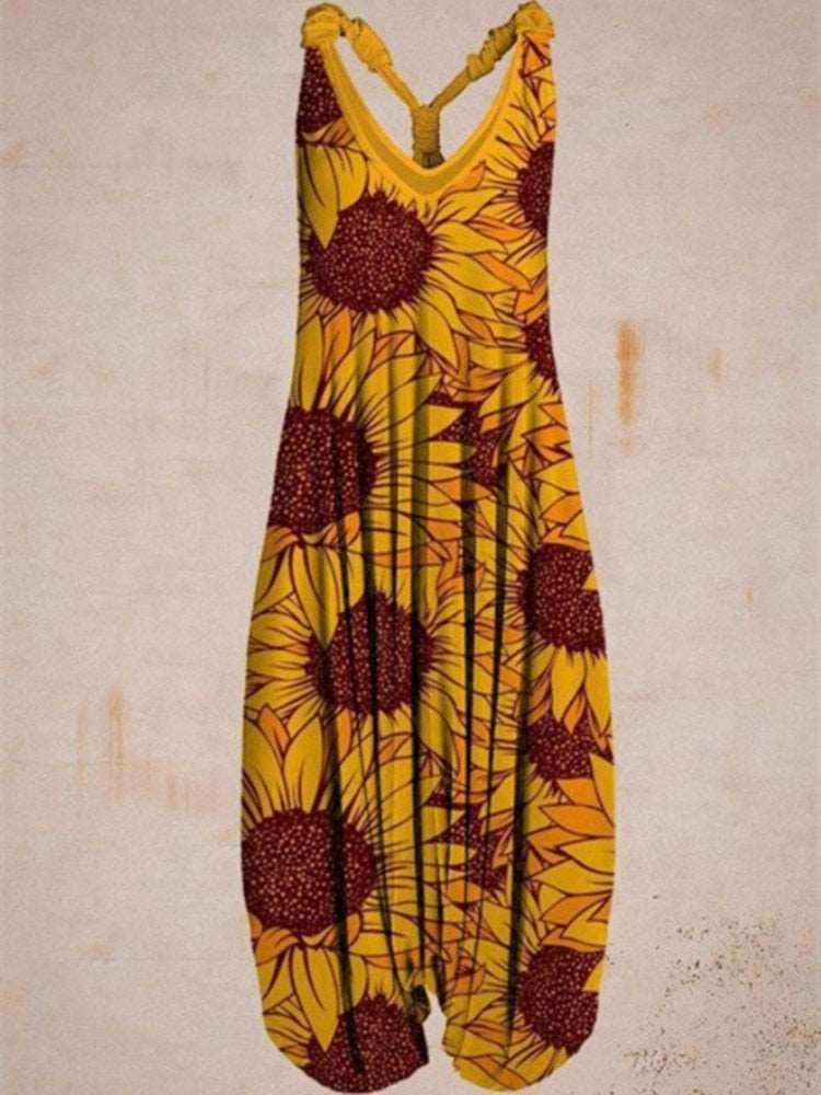 Colorful Pattern Jumpsuit