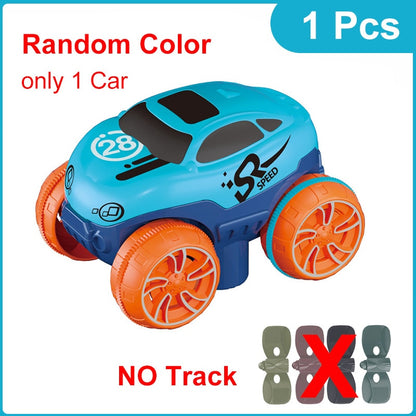 Assembled Race Car Track Toy