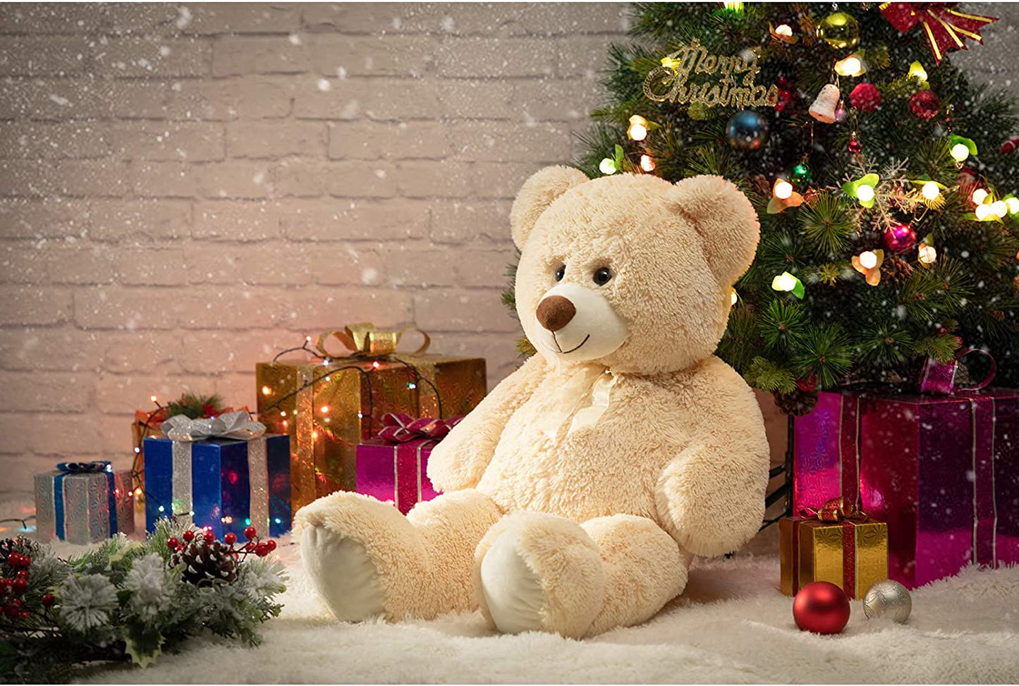 Teddy Bear Plush Giant Teddy Bears Stuffed Animals Teddy Bear Love 36 Inch Begie