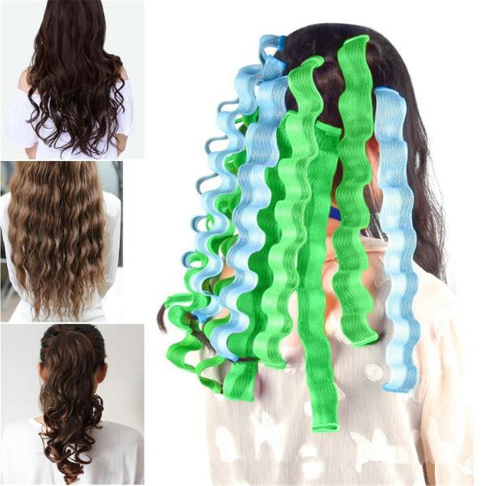 CurlRoll - DIY Magic Hair Curler Heatless Hair Rollers Curlers